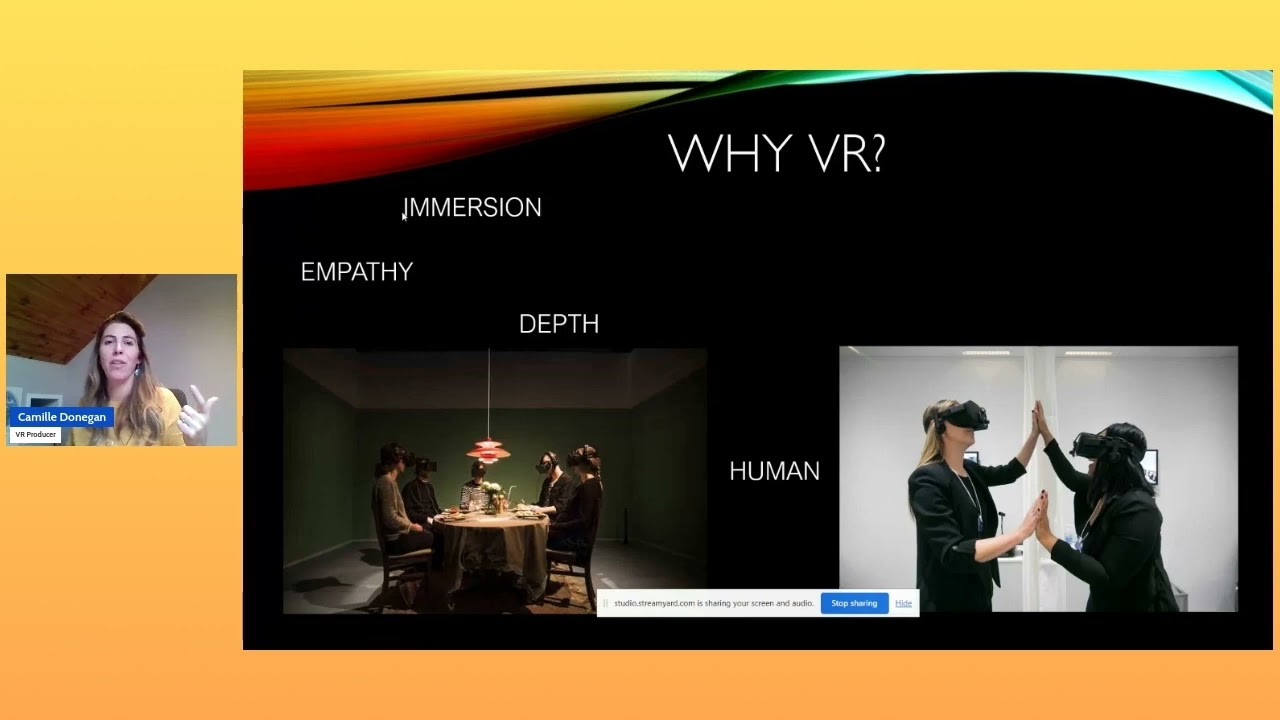 Camille Donegan, Immersive Technologies Webinar