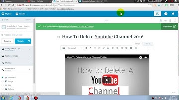 How To Add Youtube Video in Wordpress.com Post