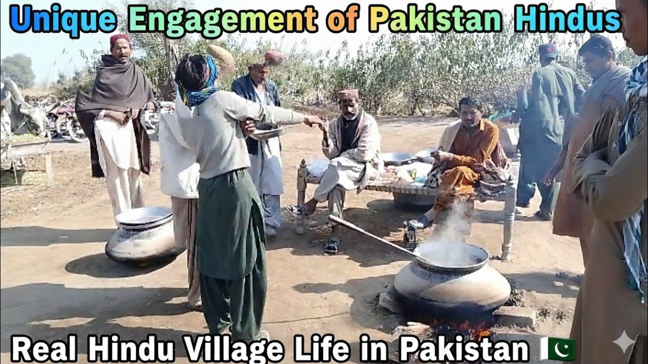 Unique Engagement of Pakistani Hindus | Real Hindu Village Life in Pakistan 🇵🇰