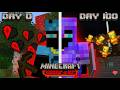 100 Days Hardcore Minecraft - I Nearly DIED Multiple Times