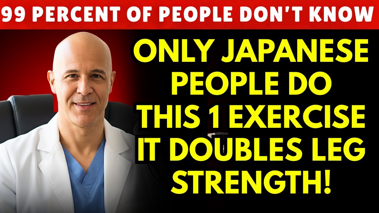 6 Exercises the Japanese do to Double Their Leg Strength After 60 | Senior Health | Dr. Alan Mandell