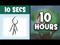 Animating a jump in 10 seconds vs 10 hours