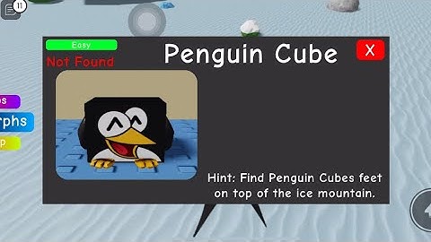 VRG / HOW TO GET PENGUIN CUBE / FLOPPA MORPHS / SNOW MAP / ROBLOX