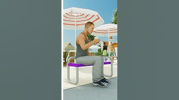 SketchUp tips ✨The fastest way to create a modern bench in Sketchup without using any plugins #bench