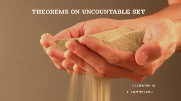 Theorems on uncountable sets