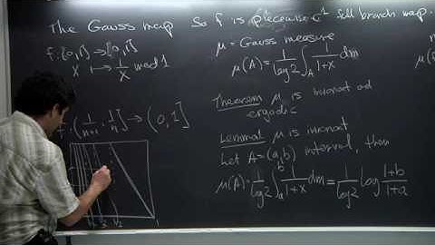 Ergodic Theory - Stefano Luzzatto - Lecture 10
