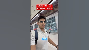 FREE ME WINDOW Seat Lo Flight ki #Shorts #Firstflight #WindowSeat #FREE