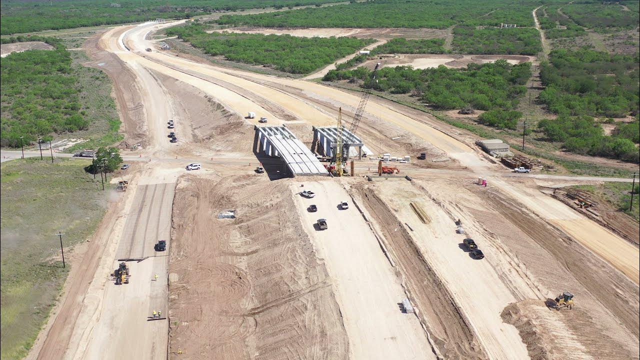 Premont Texas U S Highway 281 Bypass construction progress as of 572021. YouTube