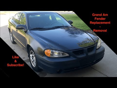 Pontiac Grand Am Fender Replacement / Removal How To