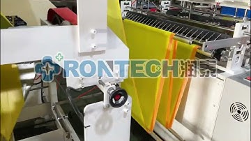 Automatic Ribbon Through Garbage Bag Making Machine--change roll automatically