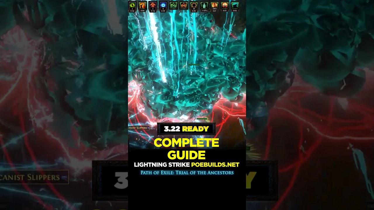 [POE 3.22] LIGHTNING STRIKE BUILD - Poe Builds #shorts #pathofexile #poebuilds #poe
