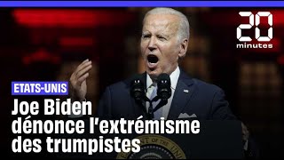 Etats-Unis: Pour Biden, les républicains trumpistes sont «une menace» pour la démocratie