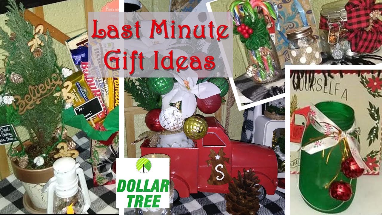 Last Minute Christmas Gift Ideas and DIYs for ANYONE with Dollar Tree Stuff - YouTube