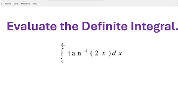 Integral of tan^4(2x) From 0 to pi/8