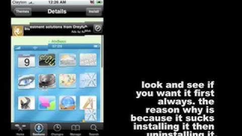 how to put themes on your ipod touch or iphone