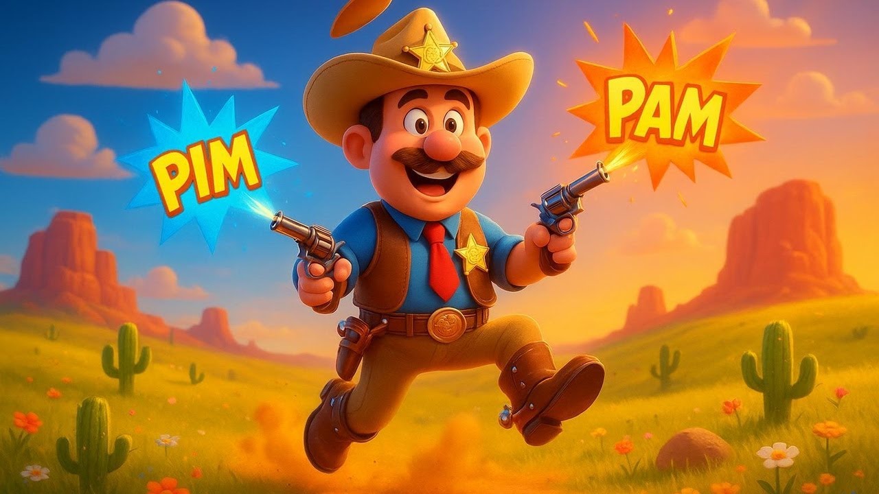 Lo sceriffo ⭐️ 🐴 Filastrocca per bambini
