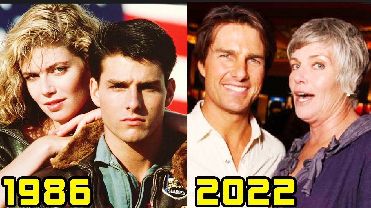 tom cruise 1986 and 2022
