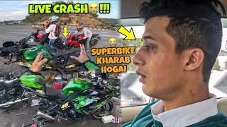 Apni Superbike kharab hogai😭 || Live Crash😱 || Sunday Ride gone Wrong || Hulk ko kya hogaya aaj😭