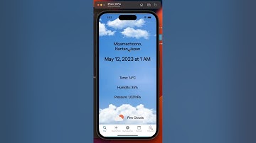 SwiftUI Weather App Demonstration