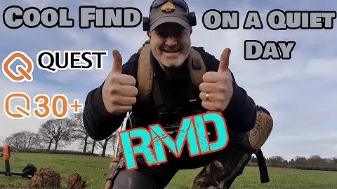 94. Quest Q30+. Great find on a quiet day. Metal Detecting UK.