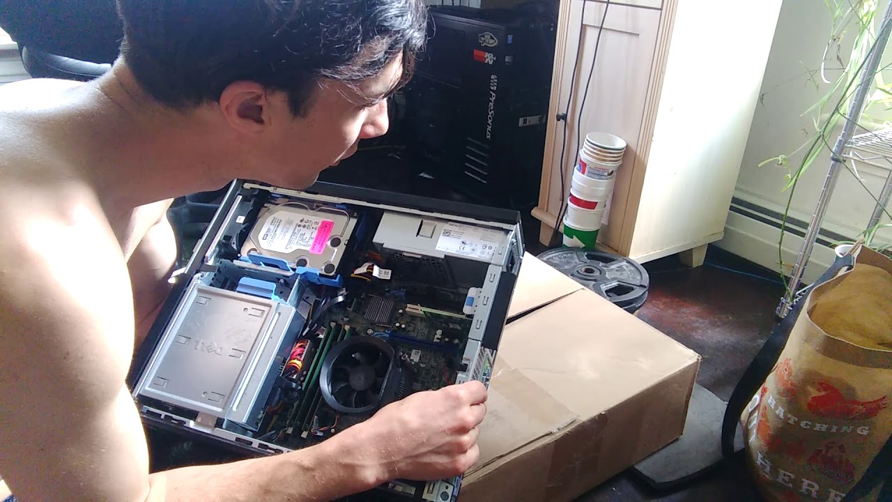 Hot Server Deal Unboxing & Cardboard PC Tour - YouTube