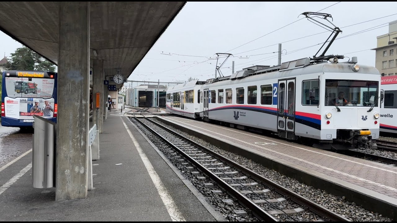Bahnverkehr in Schöftland (03.07.2024)