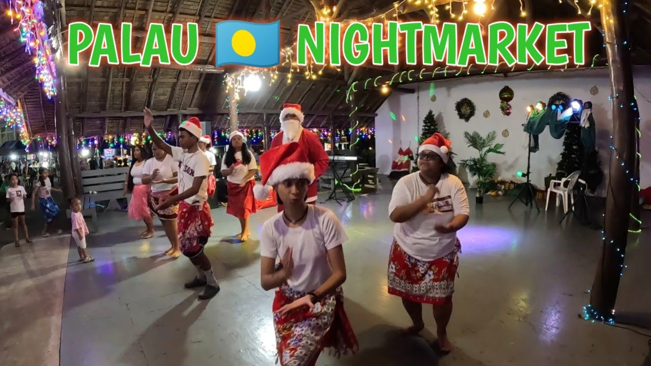 Рождественский танцевальный фестиваль в Корор, штат Палау, 2025 год.