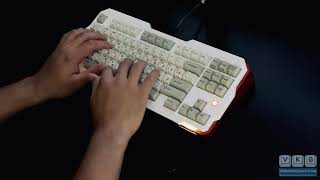 LZ IRON Black Vintage typing test