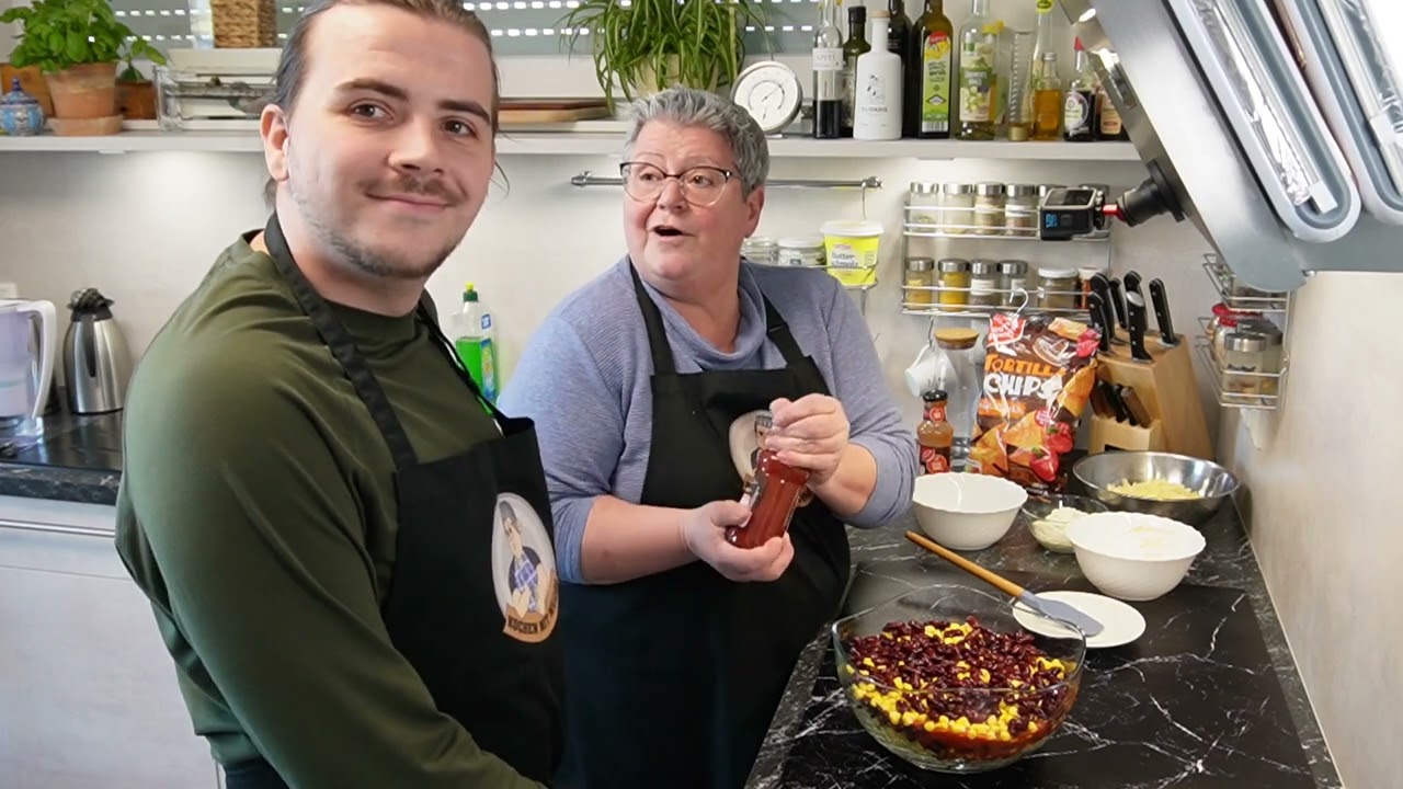 Nacho Salat oder Mexikanischer Schichtsalat - YouTube