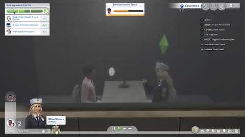 The Sims 4 | Get To Work | Interrogating A Suspect