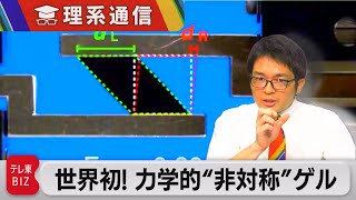 世界初 常識外の挙動を実現する力学的非対称ゲル 理研が開発【橋本幸治の理系通信】（2023年5月2日）