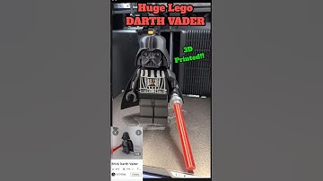 3D PRINT Darth Vader #lego #legostarwars #3dprinting #bambulab #asmr #minifigures