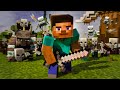 Hero of the village  alex and steve life minecraft animation