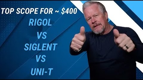 Top 3 Oscilloscopes under $400;  Rigol vs Siglent vs Uni-T #UPO1104 #DS1054Z #SDS1104X-U #SDS1202X-E