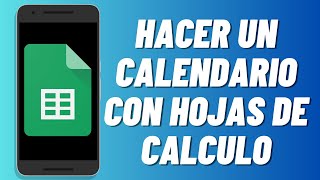 Cómo hacer un calendario con hojas de calculo de Google (2024) Cómo hacer un calendario con hojas de calculo de Google (2024)