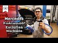 Mercedes Benz OM 642 Kühlsystem Unterdruck Entlüften | Kühlwasser Wechseln | Vent the cooling system