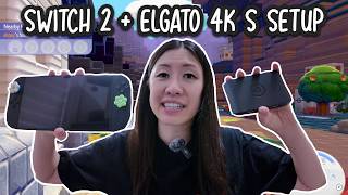elgato 4K S capture card with nintendo switch 2 setup &amp; streamlabs OBS settings