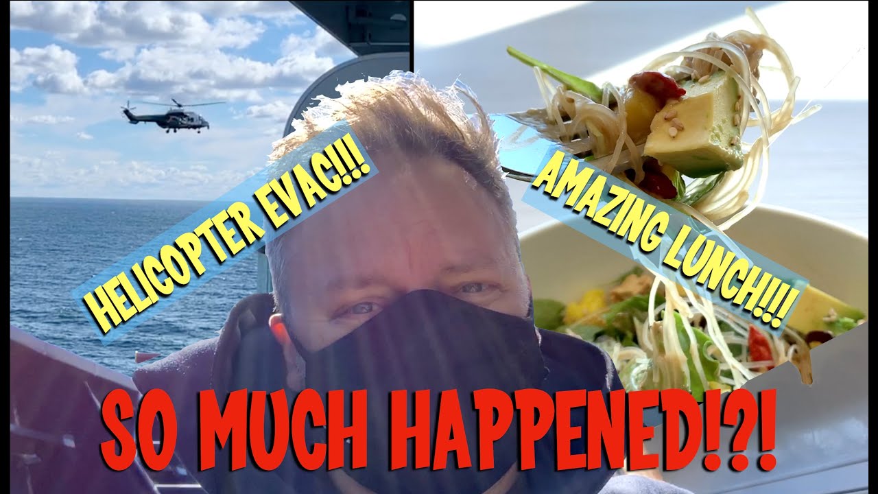 Great Cruise Food, a Helicopter Evac, and the Carnival Mardi Gras - Day 5 Tui MeinSchiff Blaue Reise