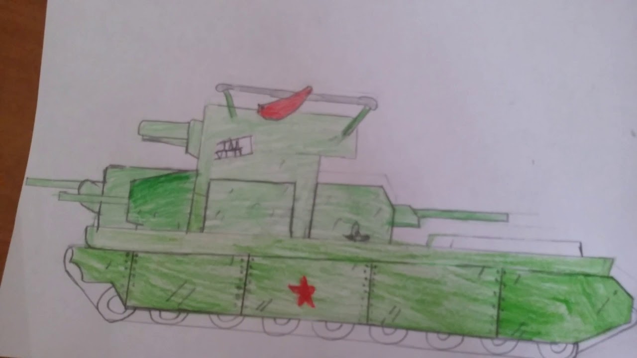 Как нарисовать вафлю танк геранд