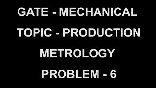 problem 6 metrology