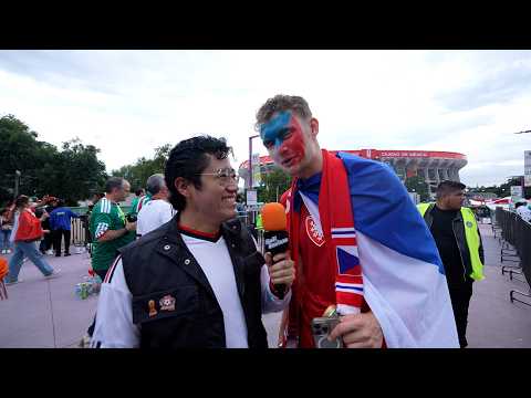 MEXICO VS CHEQUIA - asi se vive fuera del ESTADIO | En Corto Sin Cortes