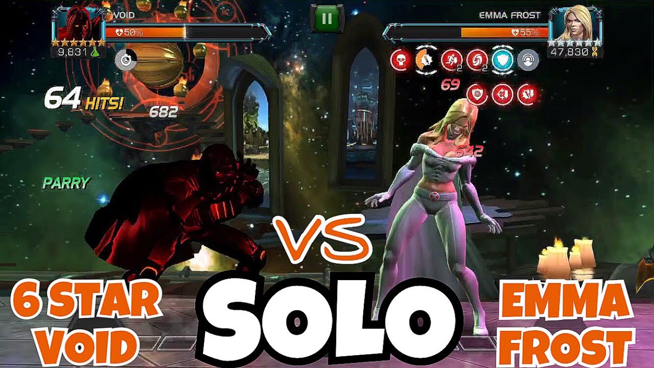 6 Star Void Vs Emma Frost XMen Class OmegaMcoc YouTube