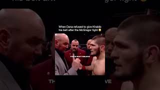 "Brother I ready for this" 🥶 #khabibnurmagomedov #danawhite #ufc #mma #conormcgregor