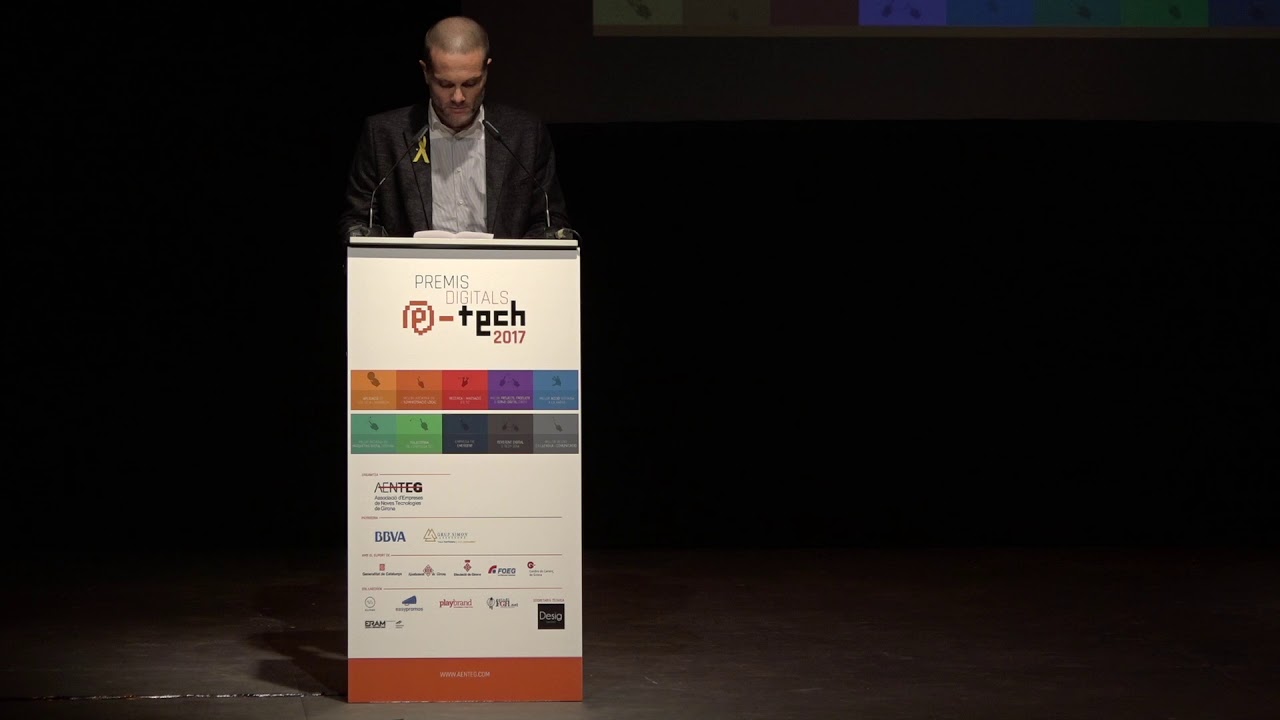 02 Premis Digitals E-TECH 2017: obertura per part de David Martí, president de l'AENTEG