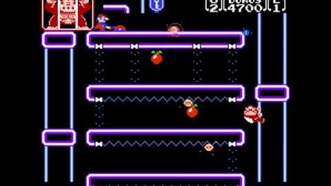 Donkey Kong Jr (NES / Nintendo) - Playthrough