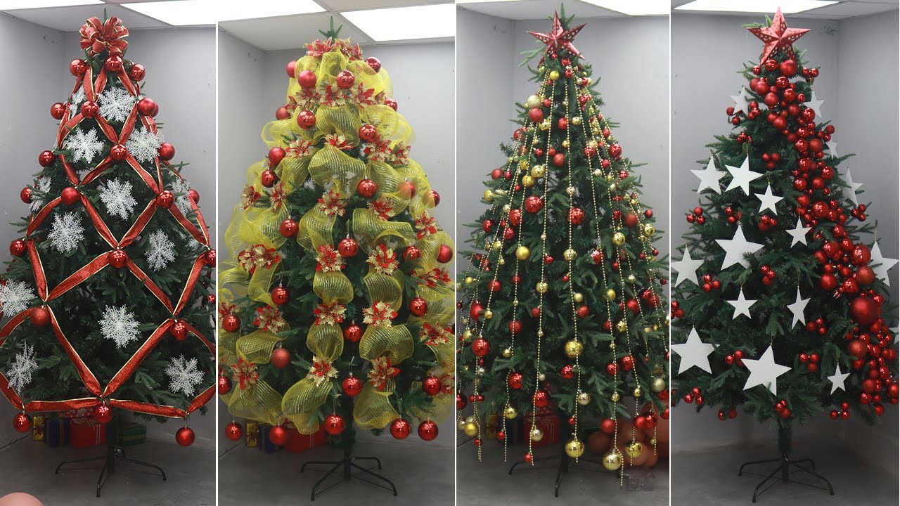 5 Simple ways to decorate a Christmas tree like a Designer! not what ...