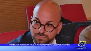 Provincia Bat - Lamacchia: "Lo stallo ha una sola responsabilità, quella del presidente"