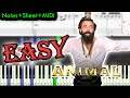 Animal  abrars entry  jamal kudu  notessheetmidi  easy piano tutorial