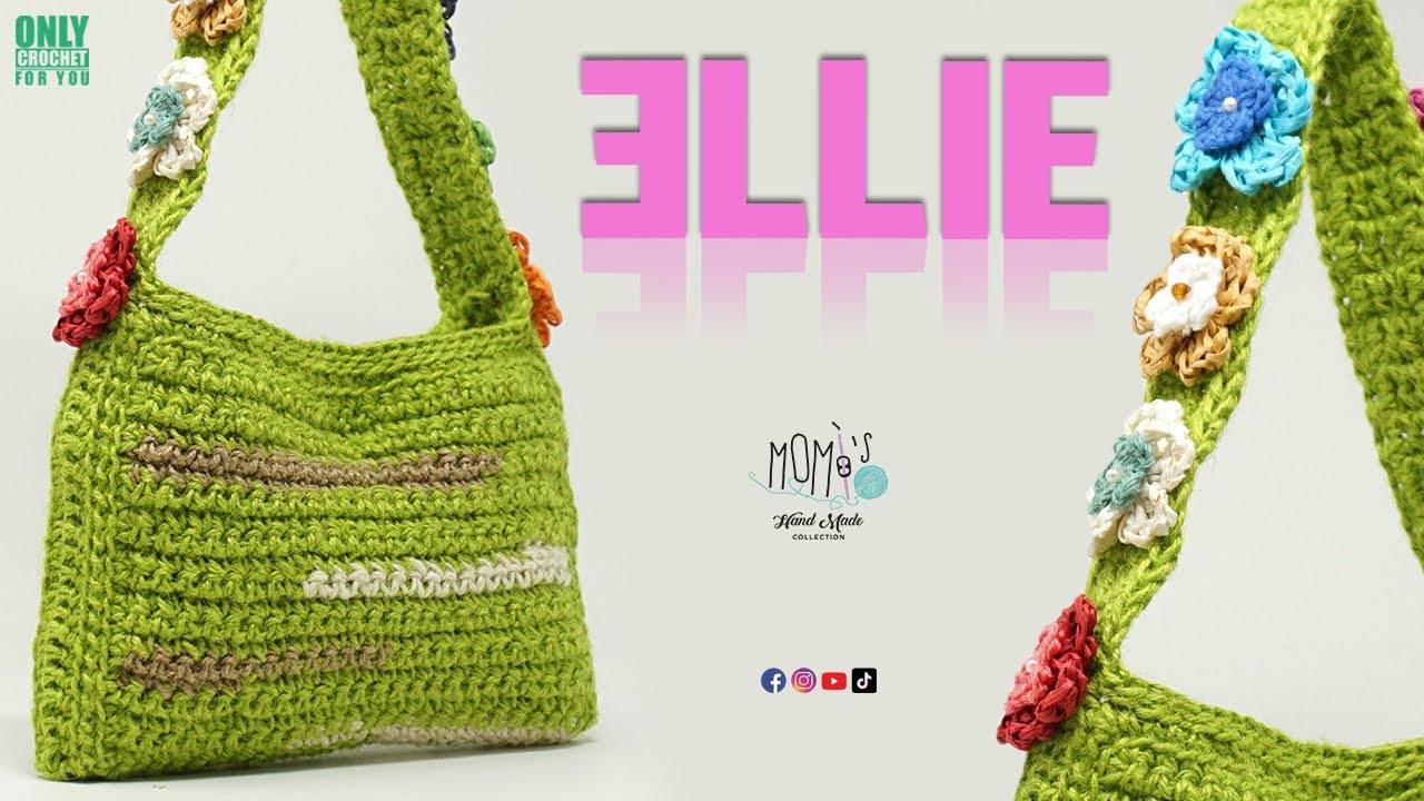 TUTORIAL BORSA ELLIE UNCINETTO FACILE || EASY CROCHET BAG 🌻@momiscrochet #crochet #tutorial #bag