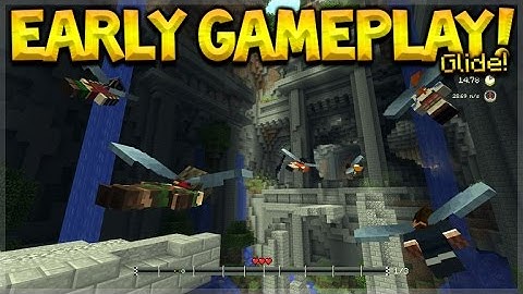 GLIDE MINI-GAME GAMEPLAY SHOWCASE! Minecraft Console Edition GLIDE Mini-Game FULL Details